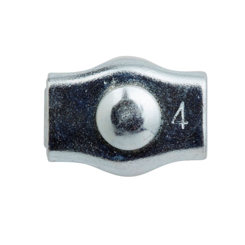 Zacisk linowy siodełkowy Diall pojedynczy 4 mm 2 szt.