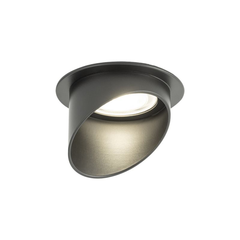 Oprawa sufitowa wpuszczana Nowodvorski Lighting Solta czarna 1 x GU10 x 10W IP20 wym: 7,5 x 6,5 x 8,1 cm okrągła - 1 szt.