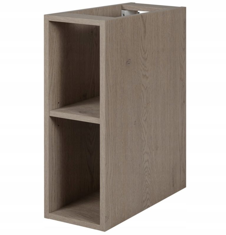 Regał łazienkowy dolny Furnidea 20 cm dąb ciemny wiszący Simple 1 szt.