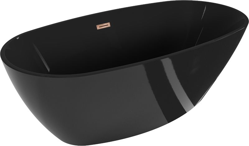 Wanna wolnostojąca Mexen Eris czarna 170x80 cm 53441708070-601 szt.