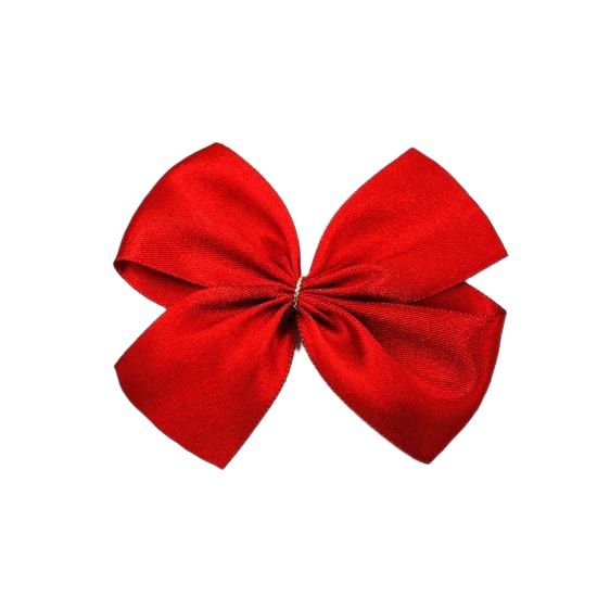 Kokarda satynowa Neopak 40mm - Czer - sticker - 10 szt.