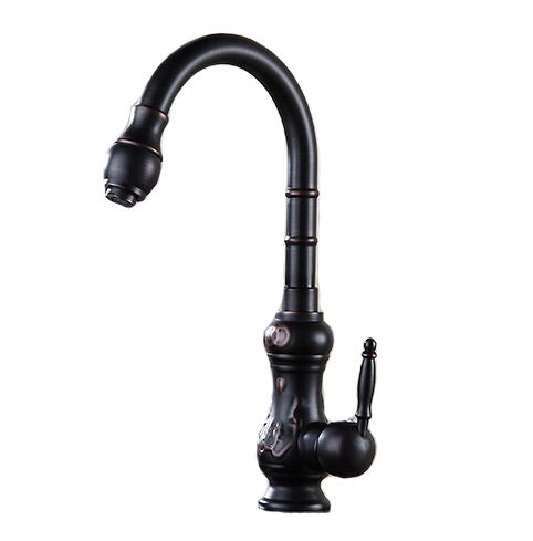 Bateria kuchenna Lauferi ASTREA stojąca mosiężna czarna retro 1 szt.