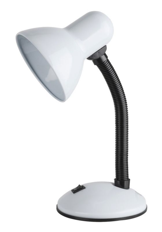 Lampa biurkowa Rabalux Dylan biała 1 x E27 x 40W IP20 wym: 34.5 x 23 x 23 cm metal - 1 szt.