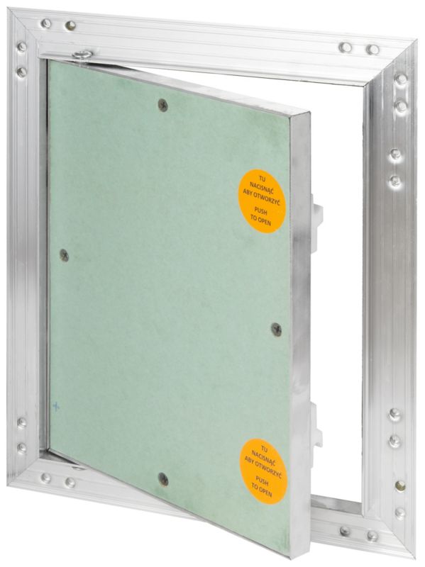 Klapa rewizyjna aluminiowa Diall z płytą g-k 20 x 25 cm