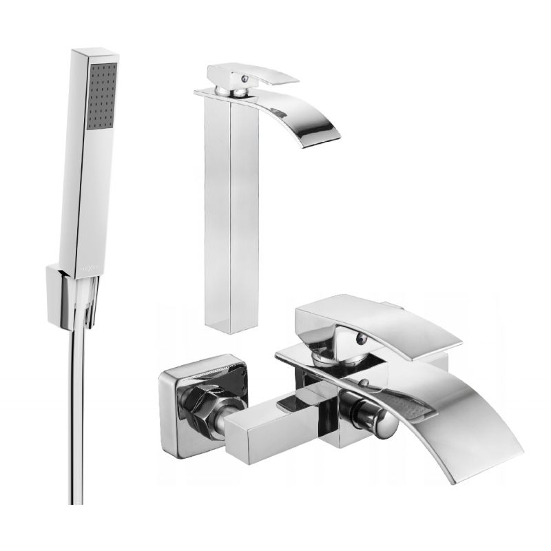 Zestaw wannowy Mexen Aries chrom 744813R77-00 1 szt.