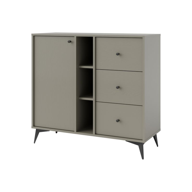 Komoda z szufladami Bonni Sakai 1 1F 3S T824 Eukaliptus 1 szt.