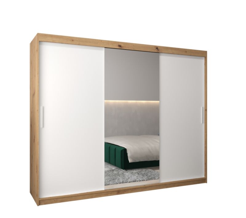 Szafa przesuwna Garderoba Abiks Tokyo 1 250 artisan + biały 1 szt.