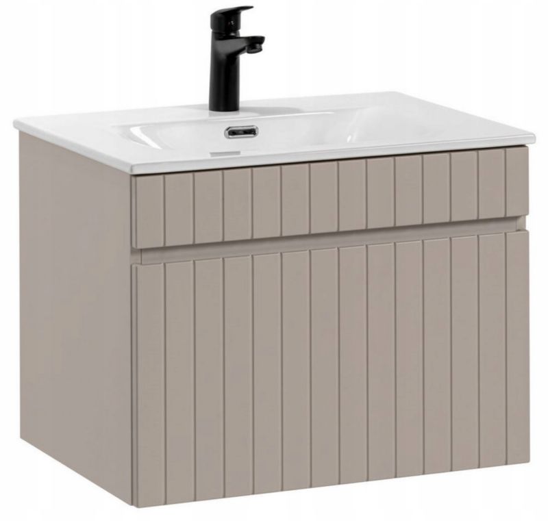 Szafka łazienkowa Furnidea 60 cm z umywalką kaszmir Iconic Cashmere 1 szt.