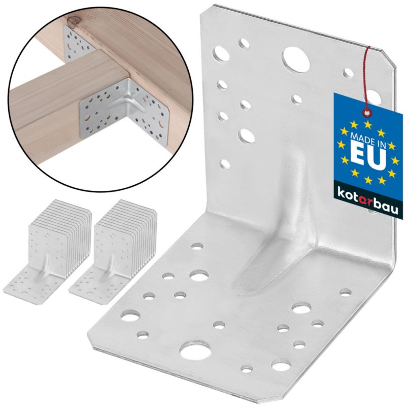 Kątownik łącznik KOTARBAU ciesielski 105x105x90 mm 25 szt.