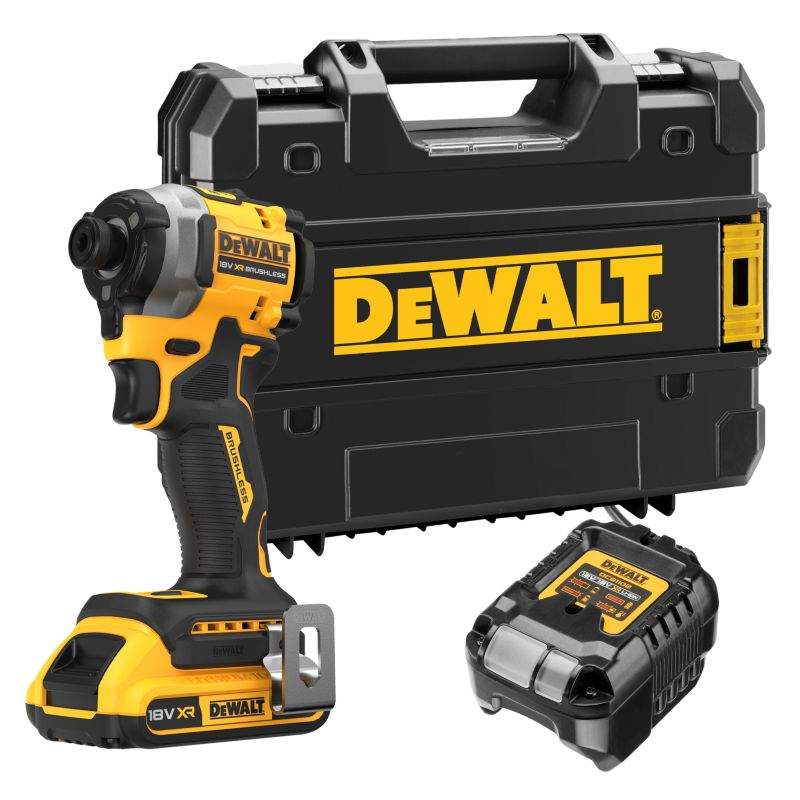 Zakrętarka udarowa DeWalt kompaktowa 18V 1 x 2 Ah