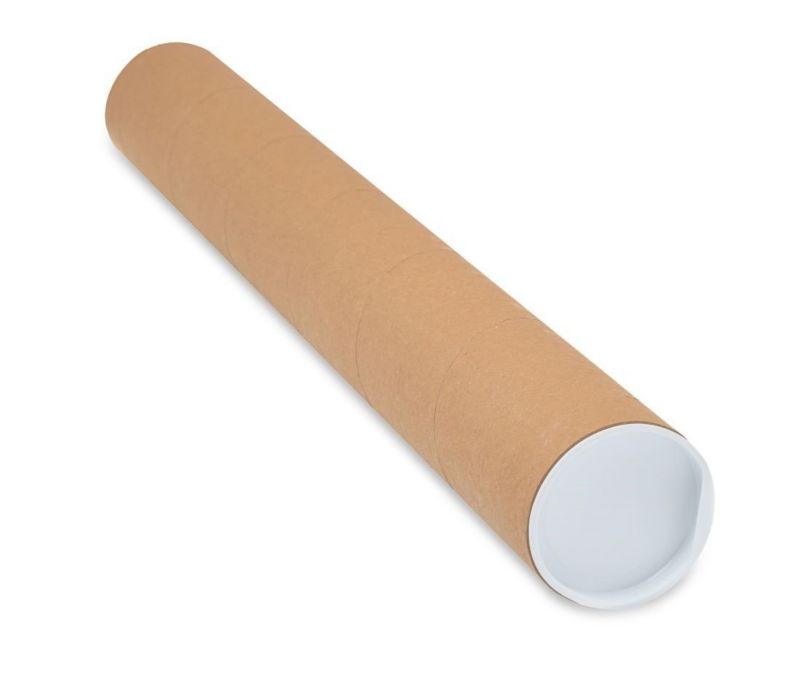 Tuba tekturowa Neopak 70mm/gr2mm/L450 + 2 denka 10 szt.