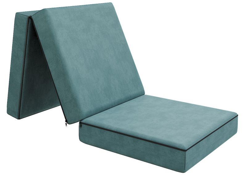 Materac rozkładany turystyczny CASO TURKUSOWY 80x200x14 pianka poliuretanowa T25 1 szt.