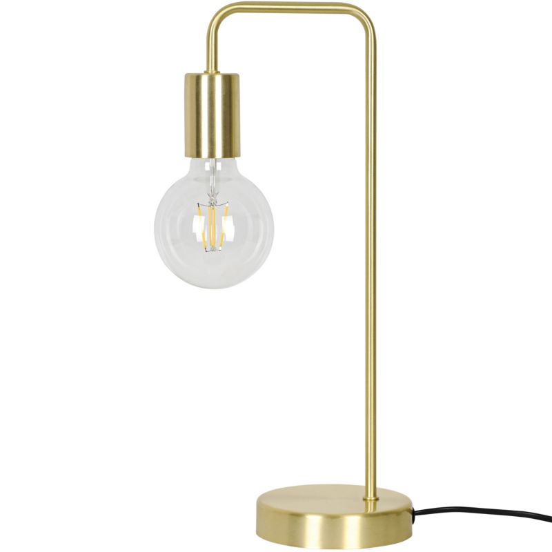 Lampa stołowa Ghlin 1-punktowa E27 Złota