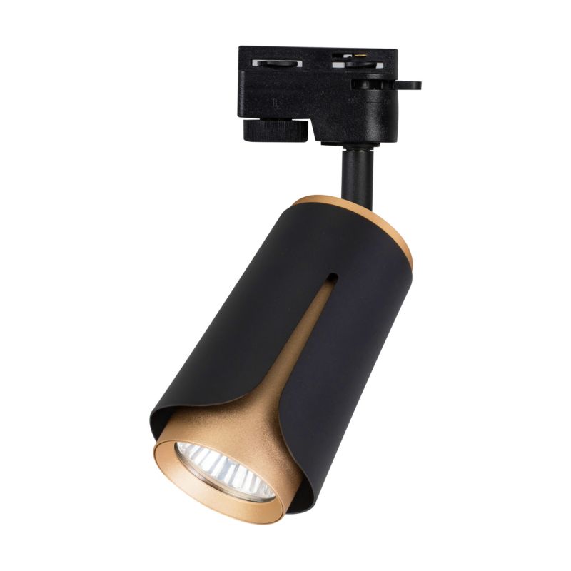 Reflektor LED XUDO GU10 Szyna 1-faza Czarno-Złoty 1 szt.