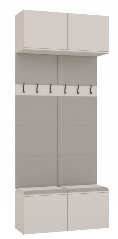 Garderoba Topeshop Podwójny Wieszak HAGA II 2W KASZMIR 238x100x35 cm 1 szt.