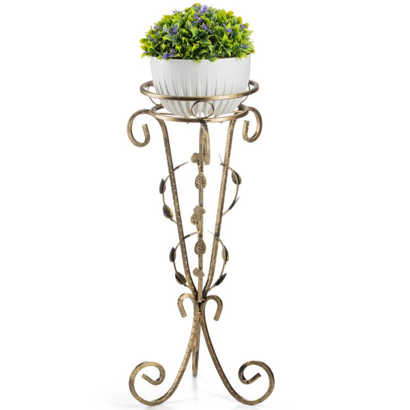 Kwietnik Dąstal Metalowy Złoty 28x77 cm 1 szt.