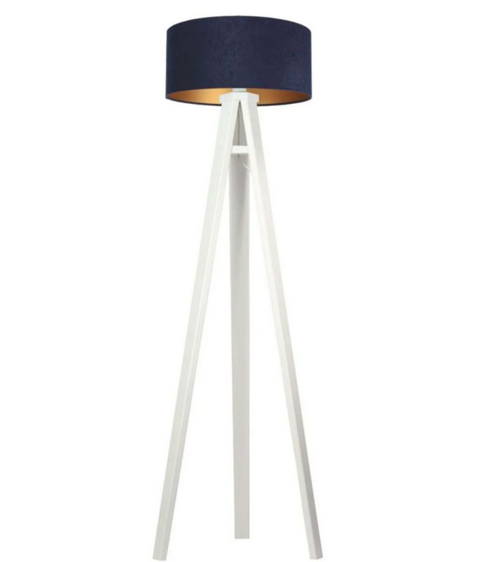 Lampa Bps Koncept stojąca HOME 40 granatowa/złoty/biała 1 szt