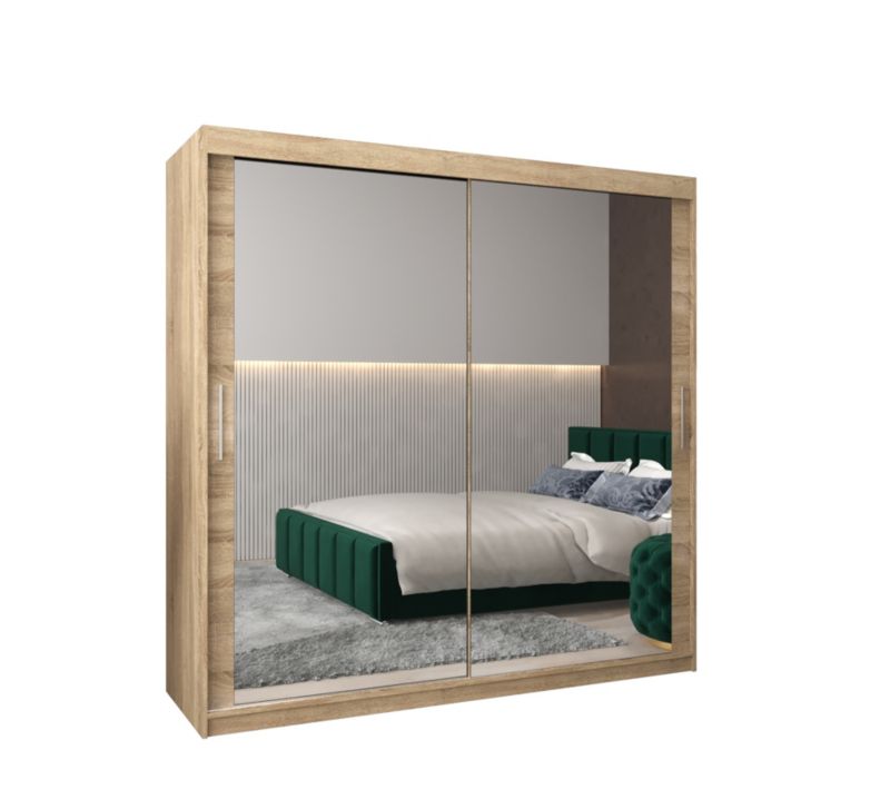 Szafa przesuwna Garderoba Abiks Tokyo 3 200 sonoma + sonoma 1 szt.