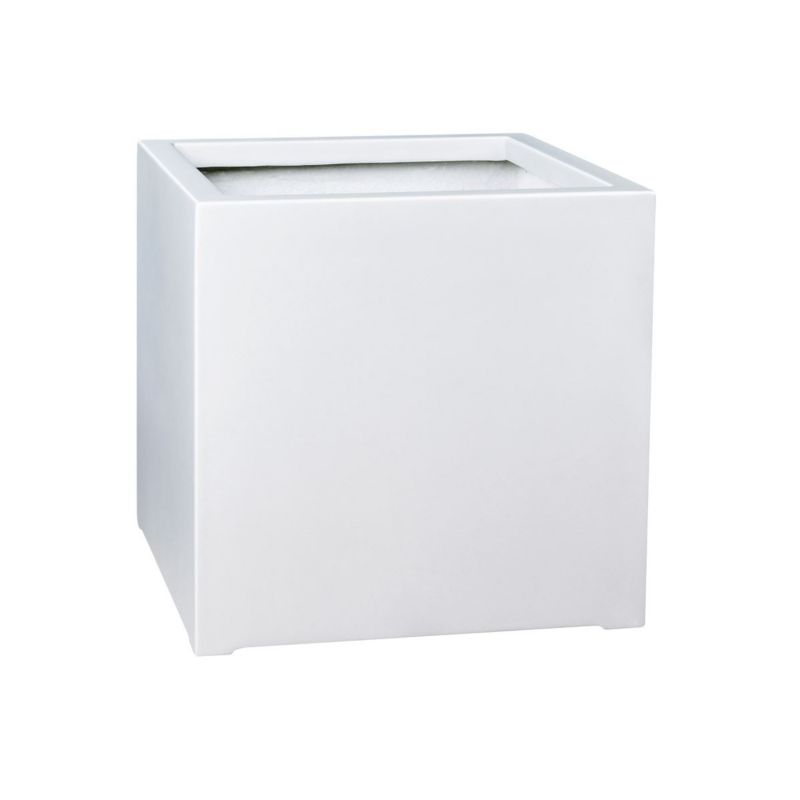 Doniczka Zadora Z Włókna Szklanego Na Taras Do Domu D992C biały Połysk 1 szt