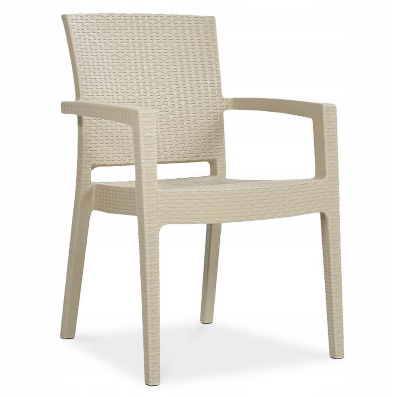 Krzesło Ogrodowe Novoussi Balkonowe na Balkon Taras Paris Solidne 1 szt