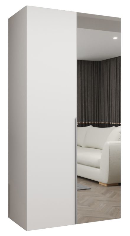 Szafa uchylna otwierana ALICANTE 2 100 wys 202 cm Biały + Kaszmir 1 szt