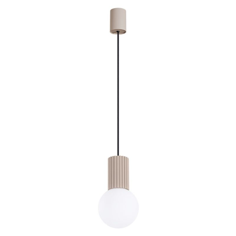Lampa wisząca Sollux Lighting Halo 7648 taupo-biała nowoczesna 1xG9 x 1 szt.