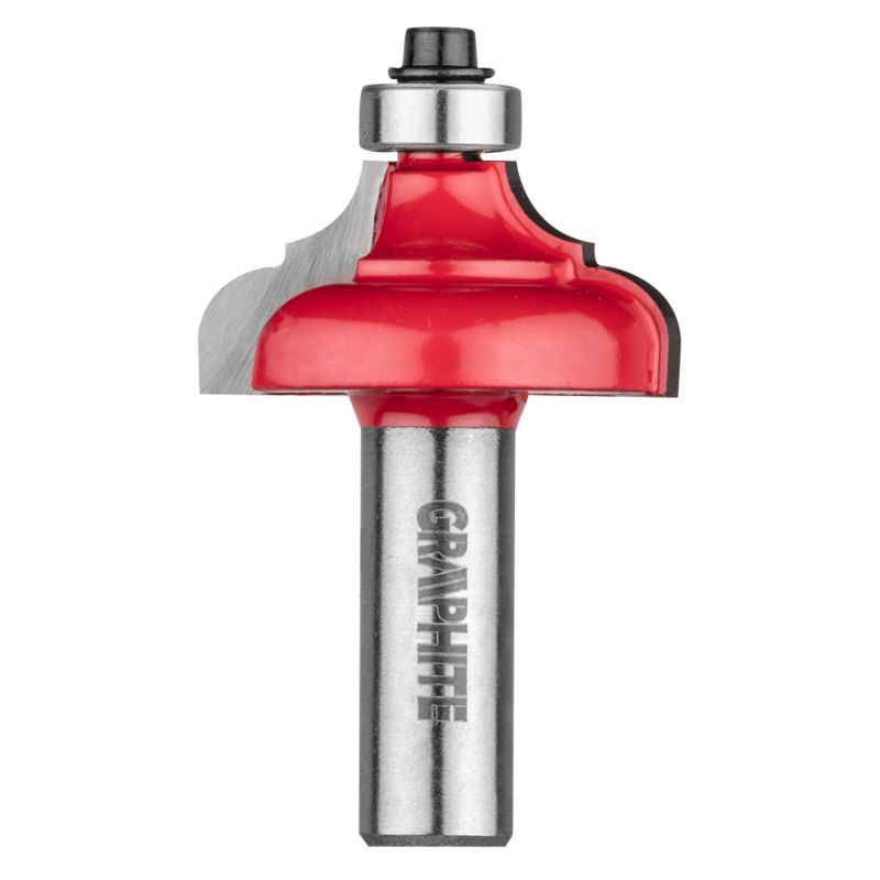 Frez kształtowy GRAPHITE z łożyskiem, ozdobny, HM, 38.4 x 17.5 mm, trzpień 12 mm 1 szt