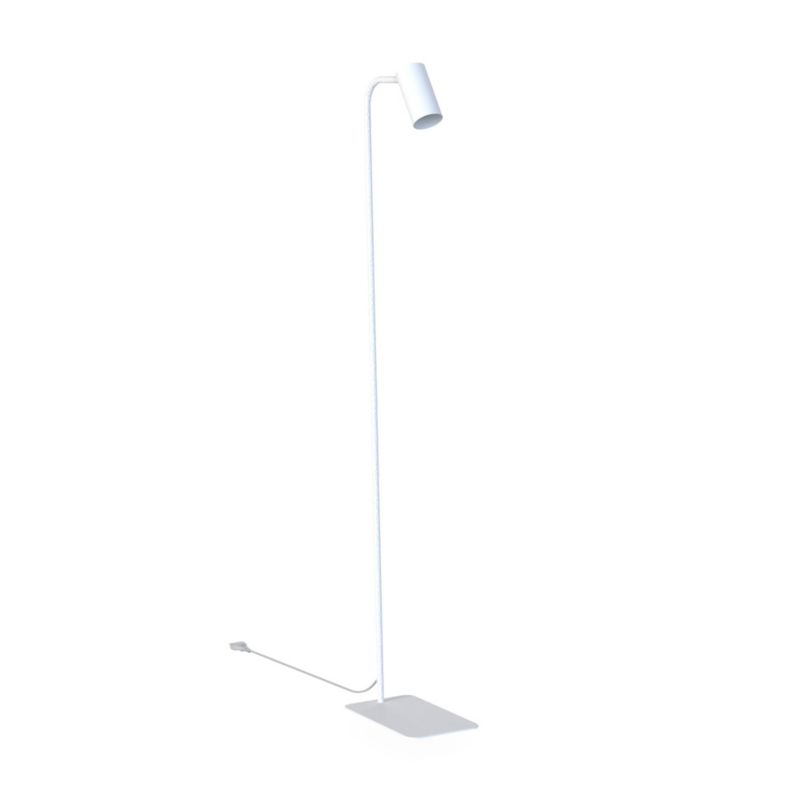 Lampa podłogowa stojąca Nowodvorski Lighting Mono biała 1 x GU10 x 10W wym: 130 x 24 x 27 cm - 1 szt.