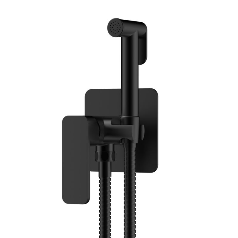 Bateria bidetowa podtynkowa Harris czarna