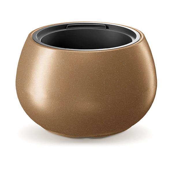 Doniczka Heos ECO Wood, Prosperplast, Naturo, 370 mm, 1 szt.