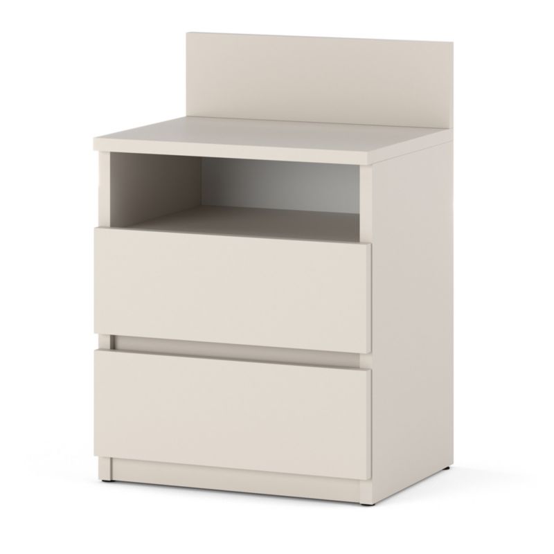 Szafka Nocna Hurtownia-Mebli Szuflady 2 HUGO PLUS 40cm Kaszmir Kaszmir 40x32x59 cm 1szt.