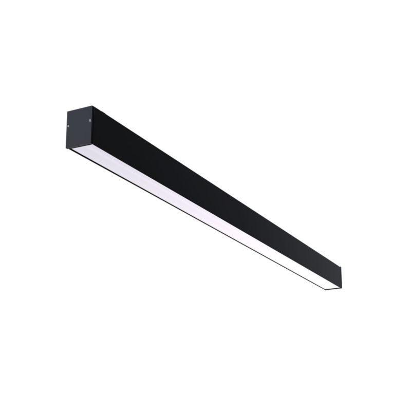 Lampa wisząca Nowodvorski Lighting Office biało-czarna wym: 7 x 6 x 121 cm wbudowany LED 31W 3000K 3490lm 1 szt.