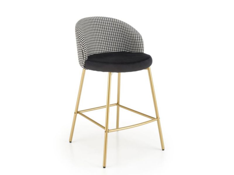 Hoker Halmar niski H-113 czarny/biały 1 szt