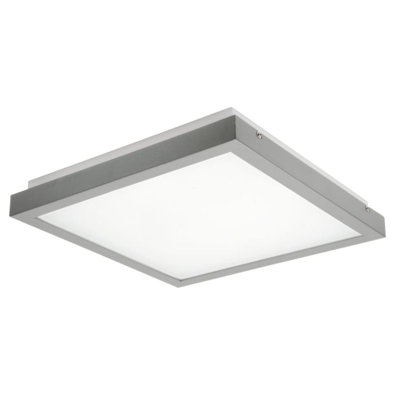 Plafon sufitowy nowoczesny Kanlux Tybia szaro-biały LED 38W 4000K 3500lm IP20 wym: 6 x 41 x 41 cm tworzywo sztuczne - 1 szt.