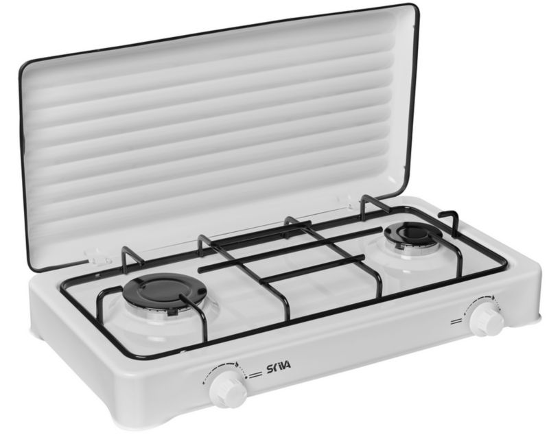 Kuchenka gazowa 2-palnikowa Skiva 1 szt