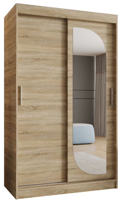 Szafa przesuwna Garderoba Abiks LUCY 120 dąb sonoma 1szt.