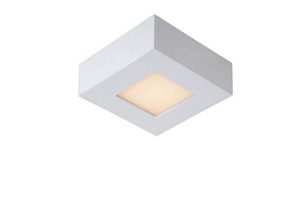 Plafon sufitowy Lucide Brice biały LED 8W 3000K 461lm IP44 wym: 3,9 x 10,8 x 10,8 cm akryl - 1 szt.