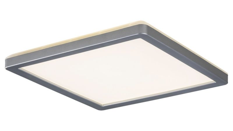 Plafon sufitowy lampa Rabalux Lambert srebrno-biały LED 15W 4000K 1500lm łazienkowy IP44 wym: 2,8 x 25 x 25 cm - 1 szt.