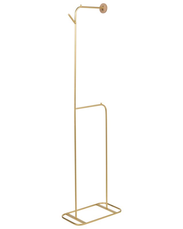 Wieszak na ubrania Eureka Złoty 1 szt.