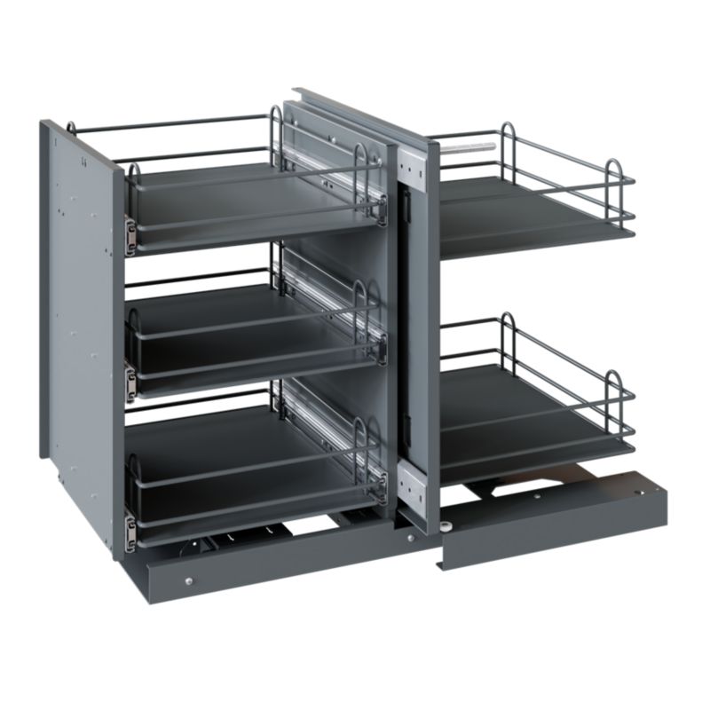 Kosz cargo GoodHome Perbe 100 cm narożny