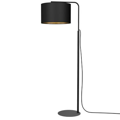 Lampa podłogowa stojąca Luminex Arden czarny mat-złota 1 x E27 x 15W wym: 151 x 40 x 70 cm - 1 szt.