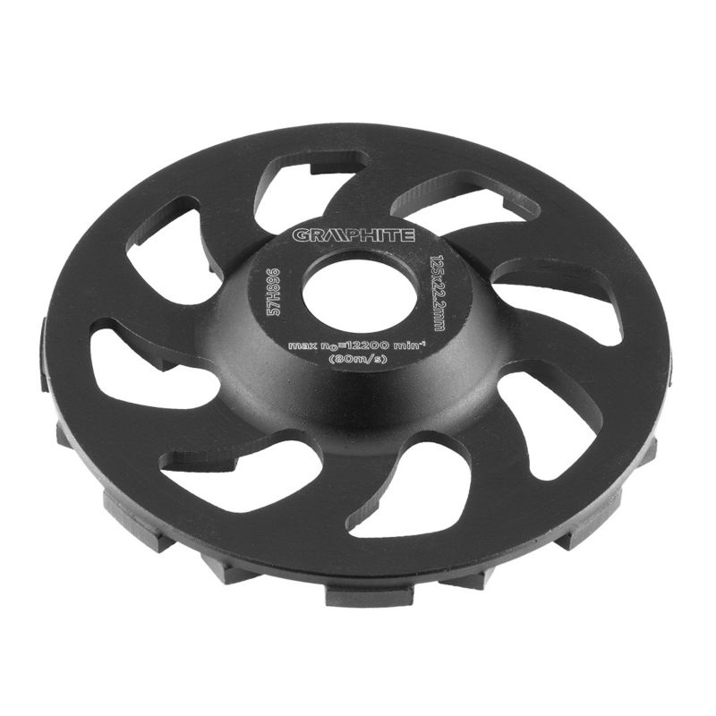 Tarcza diamentowa GRAPHITE szlifierska 125 x 22.2 x 5 mm, heavy duty 1 szt