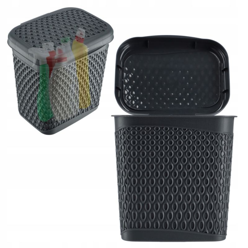 Pojemnik Na Proszek Do Prania KADAX 6L Kapsułki Detergenty Pudełko szary 1 szt.