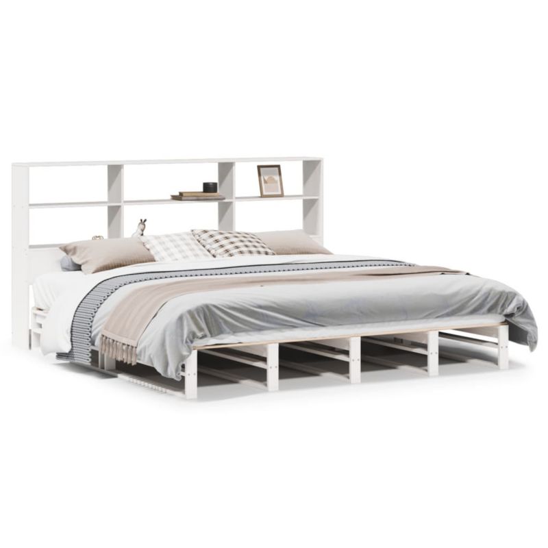 Łóżko drewniane WaszeMeble 180x200 cm białe WM-3323930 1 szt.