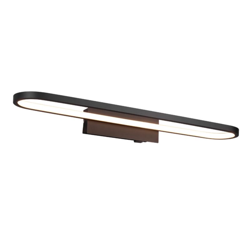 Kinkiet ścienny Trio Gianni czarno-biały do łazienki LED 22W 3000K 2700lm IP44 wym: 8 x 60 x 15 cm - 1 szt.