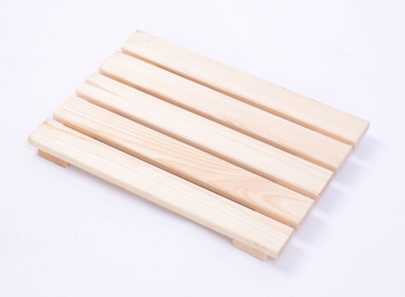 Pokrywa do skrzynki na owoce i warzywa MODO24 ażurowa szerokość 37 cm drewno naturalne 1 szt