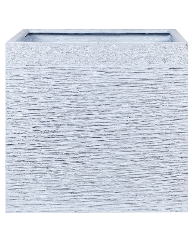 Doniczka kwadratowa 50 x 50 x 46 cm biała Paros 1 szt.