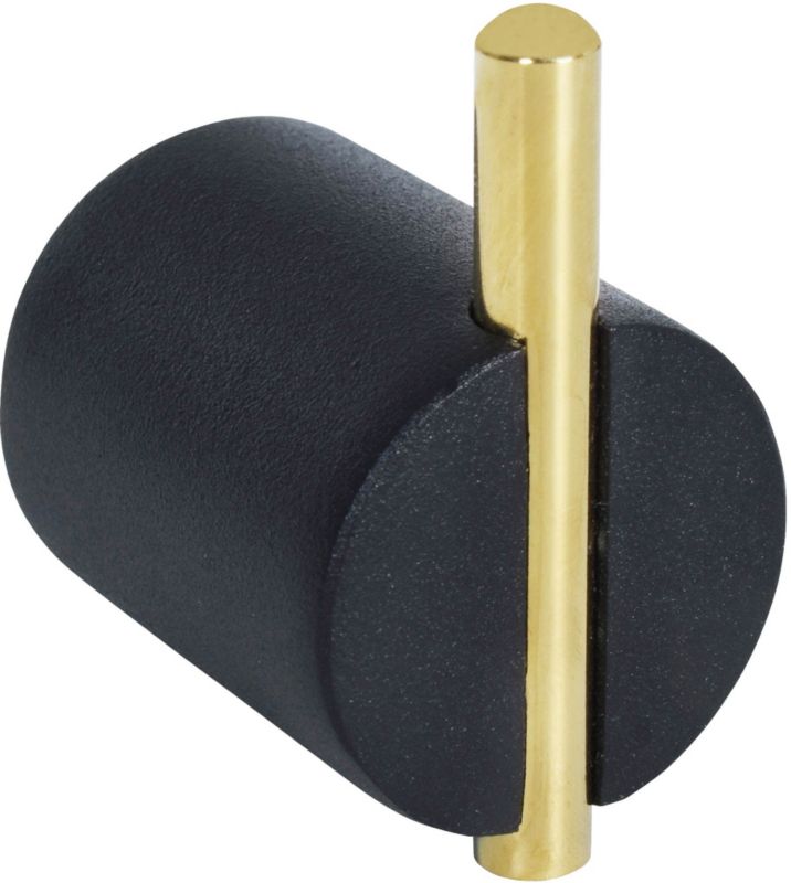 Wieszak na ręczniki Bisk Sintra czarno-złoty