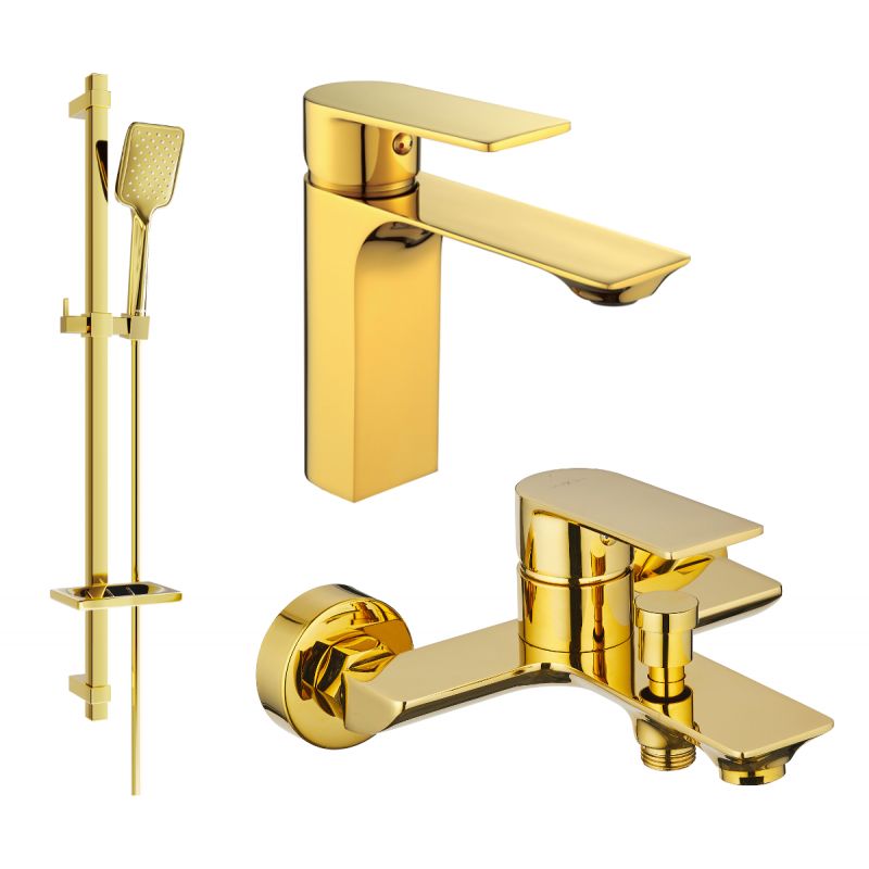 Zestaw wannowy Mexen Alexa złoty 71203DQ62-50 1 szt.