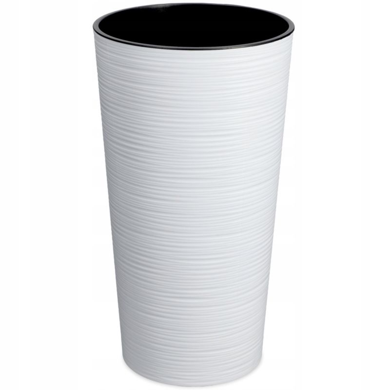 Doniczka KADAX Donica + Wkład Osłonka Biała 19cm 1 szt.